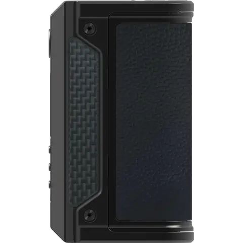 lve therion ii dna250c box mod black side right on clear background