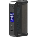 lve therion ii dna250c box mod gunmetal front on clear background