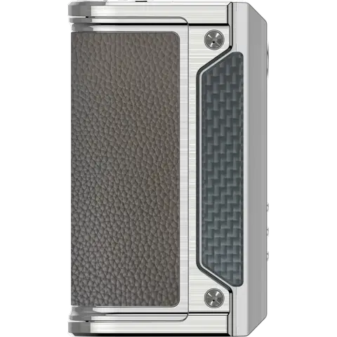 lve therion ii dna250c box mod silver side left on clear background