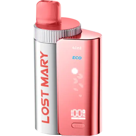 lost mary 4 in 1 prefilled pod vape kit fruits edition on clear background