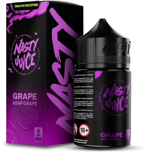 Nasty Juice 50ml Shortfill E-Liquid Asap Grape