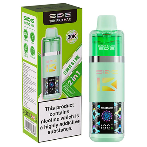 SKE Pro Max 30K 2 in 1 Prefilled Pod Kit Lemon & Lime