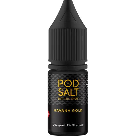 Pod Salt Core 10ml Nic Salts Havana Gold Flavour In Clear Background