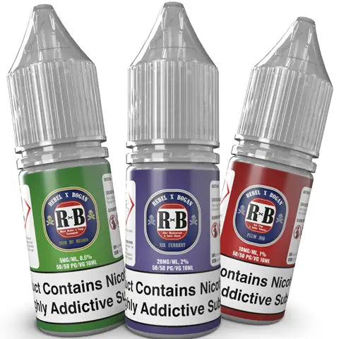 Rebel X Bogan 10ml Nic Salt E-Liquids