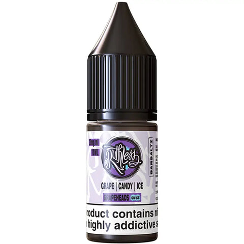 Ruthless Bar Saltz Nic Salt 10ml Grapeheads On Ice