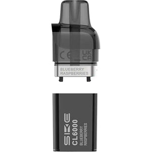 SKE Crystal CL6000 Replacement Pods Blueberry Raspberries
