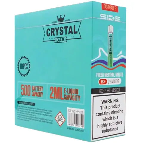 SKE Crystal Bar Disposables (Box Of 10)