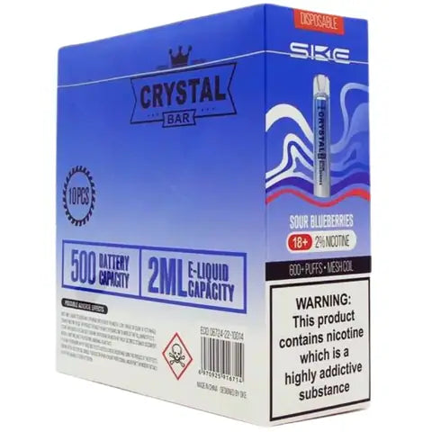 SKE Crystal Bar Disposables (Box Of 10)