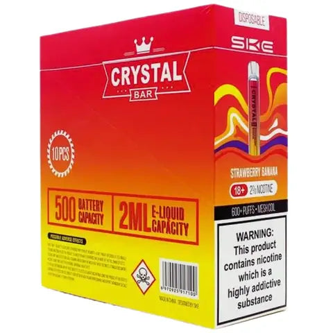 SKE Crystal Bar Disposables (Box Of 10)