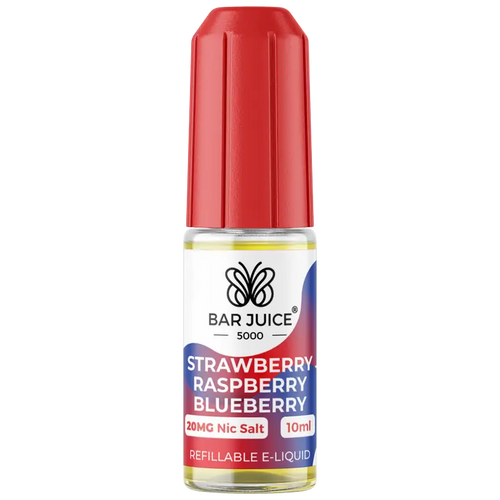 Bar Juice 5000 Strawberry Raspberry Blueberry Nic Salt 20mg