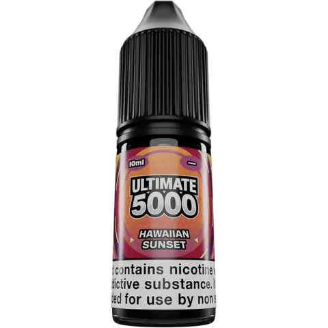 Ultimate 5000 Nic Salts 10ml Hawaiian Sunset Background