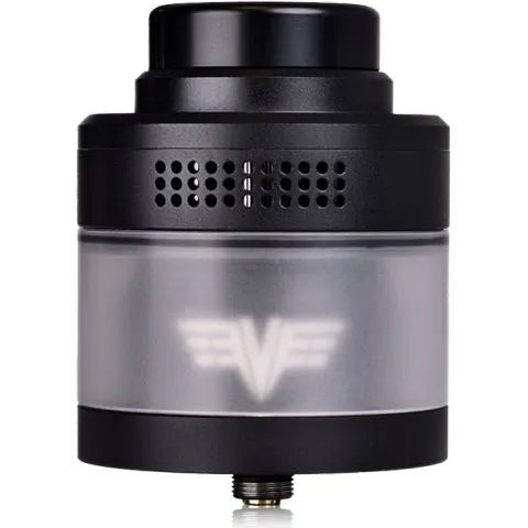 Valkyrie XL RTA By Vaperz Cloud Black on white background