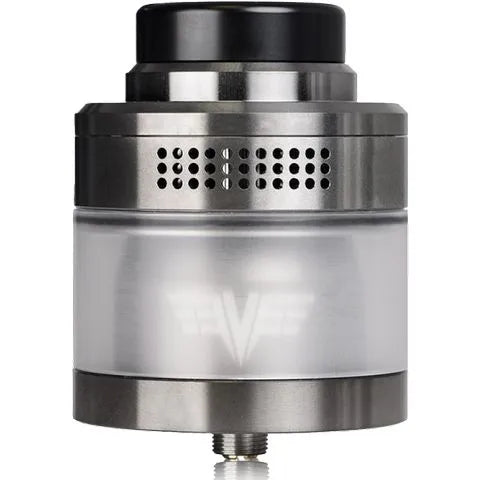 Valkyrie XL RTA By Vaperz Cloud Black on gunmetal background