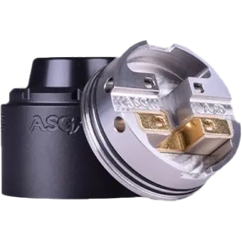 vaperz cloud asgard XL RDA build deck on clear background