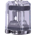 vaperz cloud shift v1.5 boro tank gunmetal on clear background