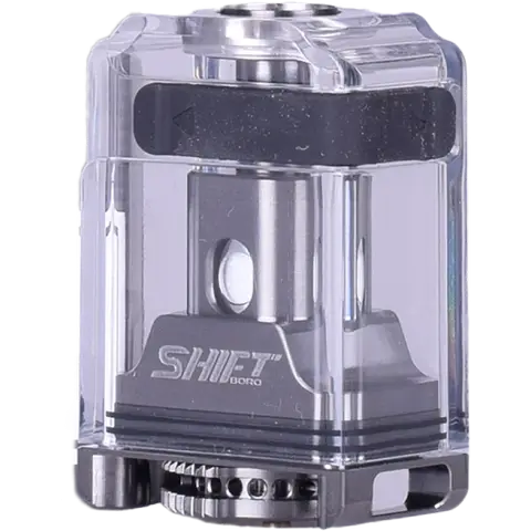 vaperz cloud shift v1.5 boro tank gunmetal on clear background