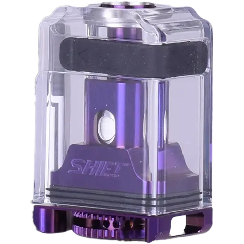 vaperz cloud shift v1.5 boro tank purple on clear background