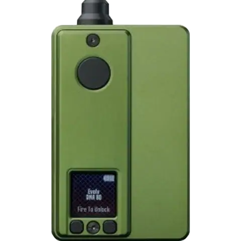 san aio dna80c od green boro mod on clear background