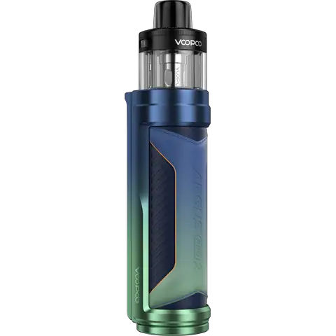 VooPoo Argus Pro 2 Pod Kit Lake Blue Back & Side On Clear Background