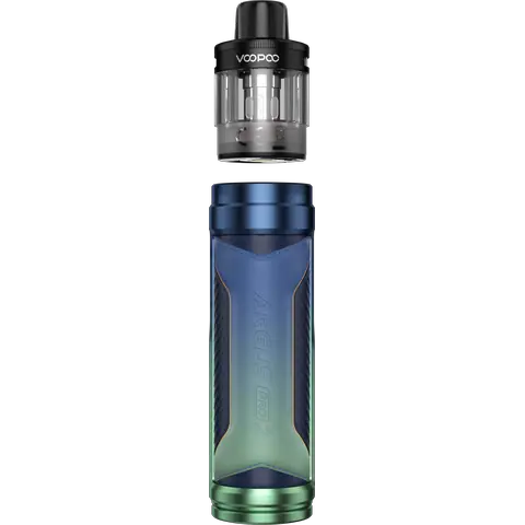 VooPoo Argus Pro 2 Pod Kit Lake Blue Back On Clear Background