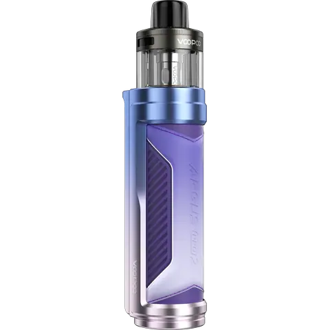 VooPoo Argus Pro 2 Pod Kit Sky Purple Back & Side On Clear Background