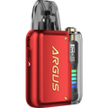 voopoo argus p2 ruby red vape pod on clear background