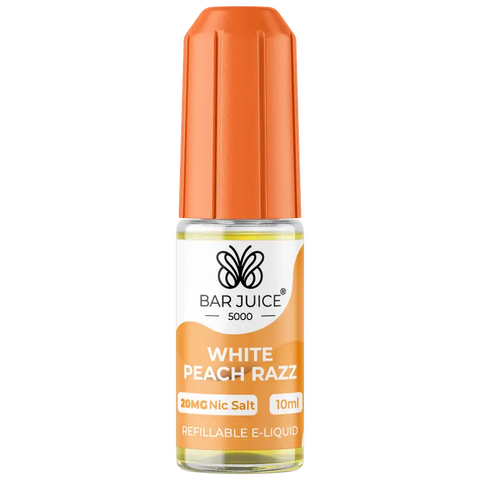 Bar Juice 5000 White Peach Razz Nic Salt 20mg