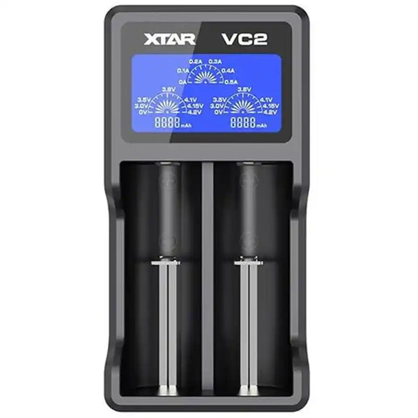 XTAR VC2 2 Slot USB Battery Charger