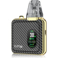 Xlim SQ Pro Gold Carbon Vape Pod By OXVA On A White Background