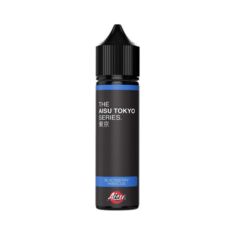 Aisu Tokyo Series 50ml Shortfill E-Liquid Blackberry Hibiscus On White Background