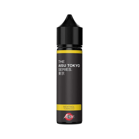 Aisu Tokyo Series 50ml Shortfill E-Liquid Menthol Tobacco On White Background