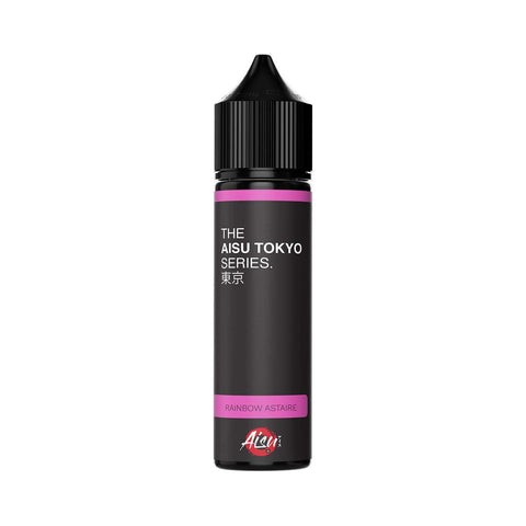 Aisu Tokyo Series 50ml Shortfill E-Liquid Rainbow Astaire On White Background