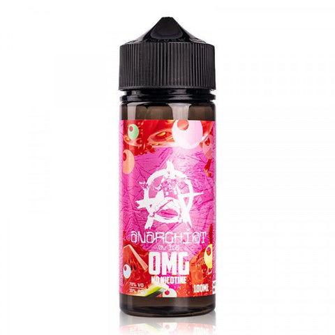 Anarchist On Ice 100ml Shortfill E-Liquids Pink Gummy on Ice On White Background