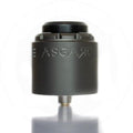 Asgard 30mm RDA by Vaperz Cloud Matte Gunmetal (SS Top Cap) On White Background