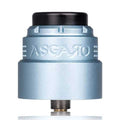 Asgard 30mm RDA by Vaperz Cloud Sky Blue (Aluminium Top Cap) On White Background