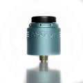 Asgard Mini 25mm RDA By Vaperz Cloud Aqua Teal (Aluminium Top Cap) On White Background