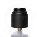 Asgard Mini 25mm RDA By Vaperz Cloud Matte Black (SS Top Cap) On White Background