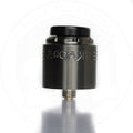 Asgard Mini 25mm RDA By Vaperz Cloud Polished Gunmetal (SS Top Cap) On White Background