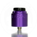 Asgard Mini 25mm RDA By Vaperz Cloud Satin Purple (Aluminium Top Cap) On White Background