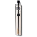 Aspire PockeX Starter Kit Stainless Steel On White Background