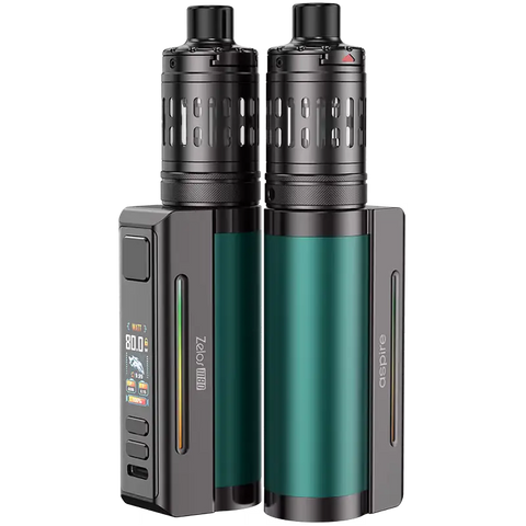 Aspire Zelos M80 Vape Kit Green and Gunmetal