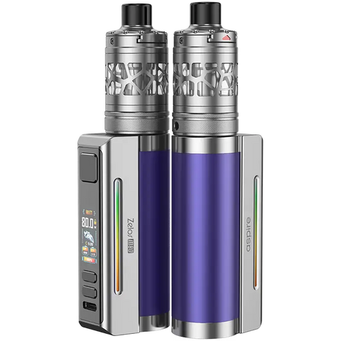Aspire Zelos M80 Vape Kit Purple and Silver