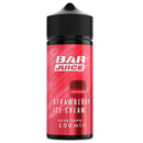 Bar Juice 100ml 50/50 Shortfill Vape Juice Strawberry Ice Cream