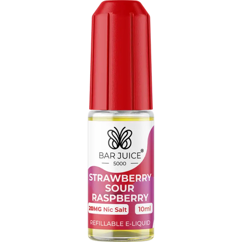 Bar Juice 5000 Nic Salt E-Liquids Strawberry Sour Raspberry