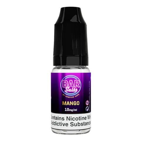 Bar Salts by Vampire Vape Mango / 10mg On White Background