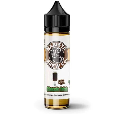 Barista Brew Co Shortfill E-Liquids Classic Irish On White Background