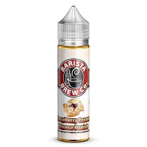 Barista Brew Co Shortfill E-Liquids Raspberry Cream Cheese Danish On White Background