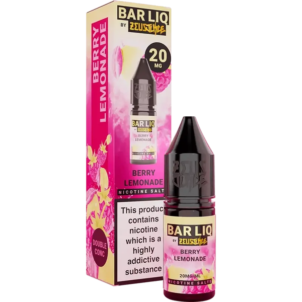 Zeus Juice Barliq Salt 10ml Nic Salt Berry Lemonade