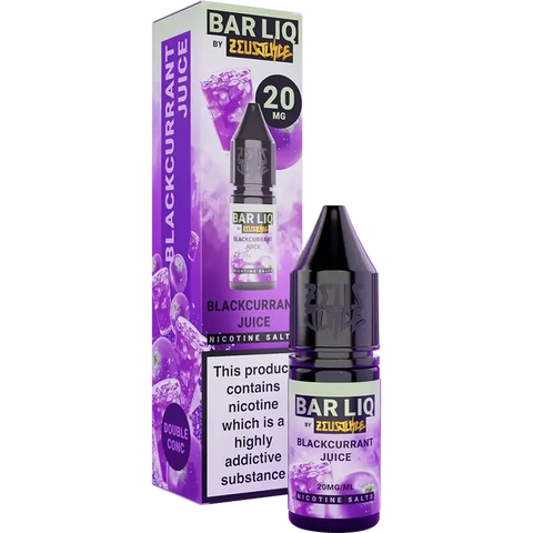 Zeus Juice Barliq Salt 10ml Nic Salt Blackcurrant Juice