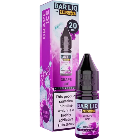 Zeus Juice Barliq Salt 10ml Nic Salt Grape Ice